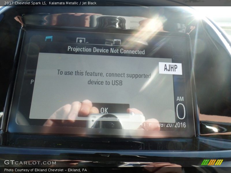 Kalamata Metallic / Jet Black 2017 Chevrolet Spark LS