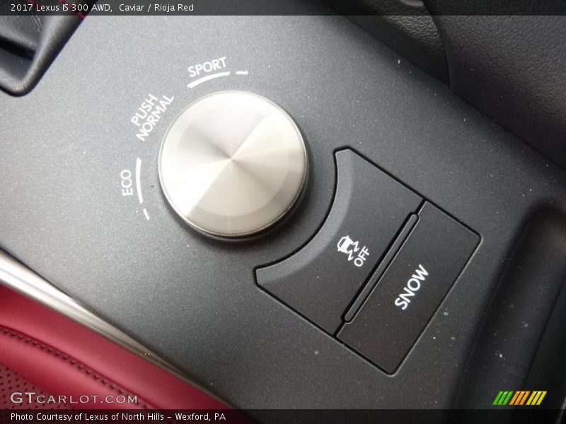 Controls of 2017 IS 300 AWD