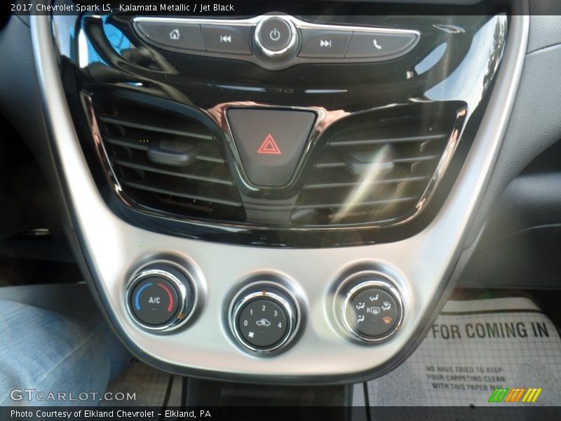 Kalamata Metallic / Jet Black 2017 Chevrolet Spark LS