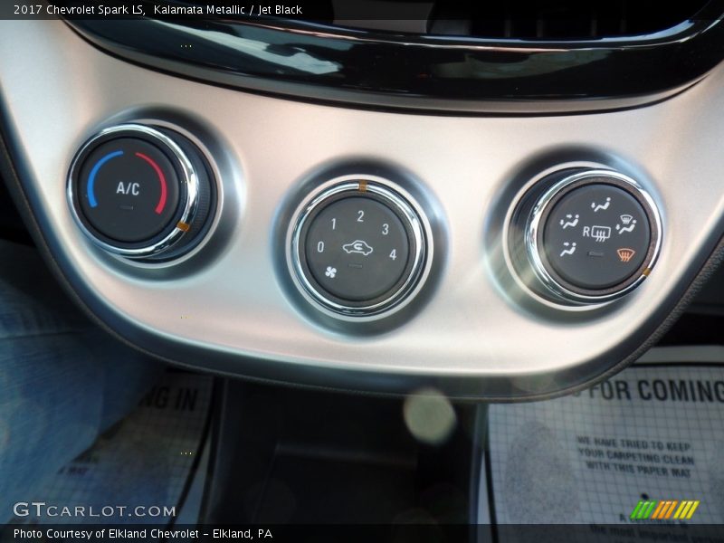 Kalamata Metallic / Jet Black 2017 Chevrolet Spark LS