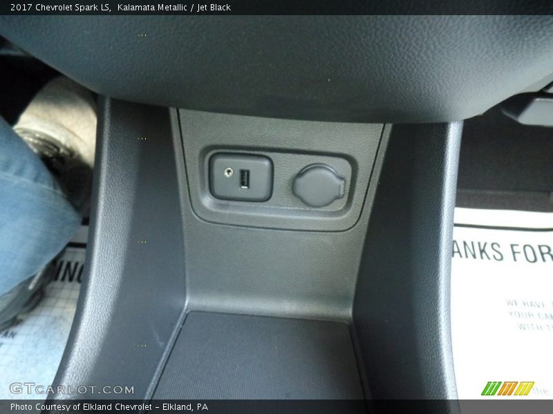 Kalamata Metallic / Jet Black 2017 Chevrolet Spark LS