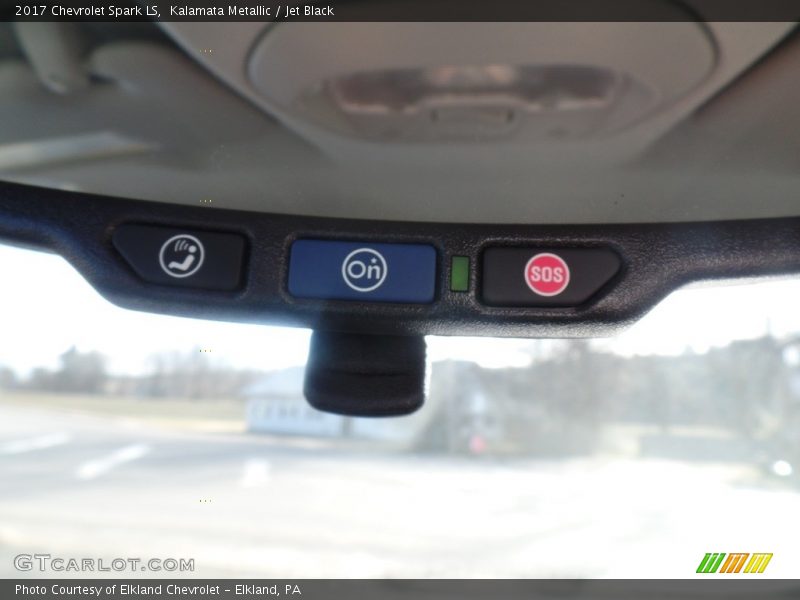 Kalamata Metallic / Jet Black 2017 Chevrolet Spark LS