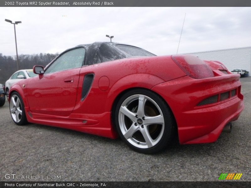 Absolutely Red / Black 2002 Toyota MR2 Spyder Roadster