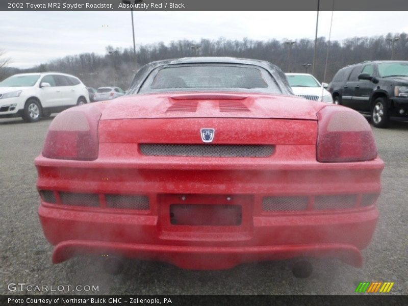 Absolutely Red / Black 2002 Toyota MR2 Spyder Roadster