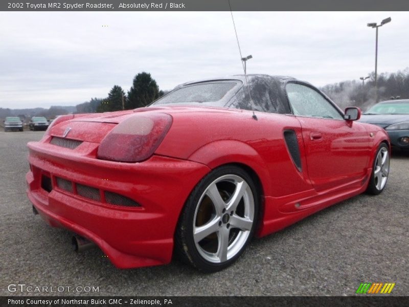 Absolutely Red / Black 2002 Toyota MR2 Spyder Roadster