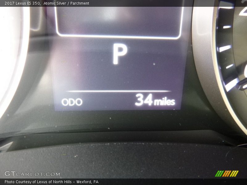 Atomic Silver / Parchment 2017 Lexus ES 350