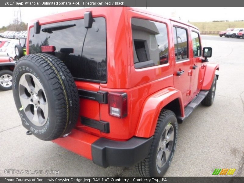 Firecracker Red / Black 2017 Jeep Wrangler Unlimited Sahara 4x4