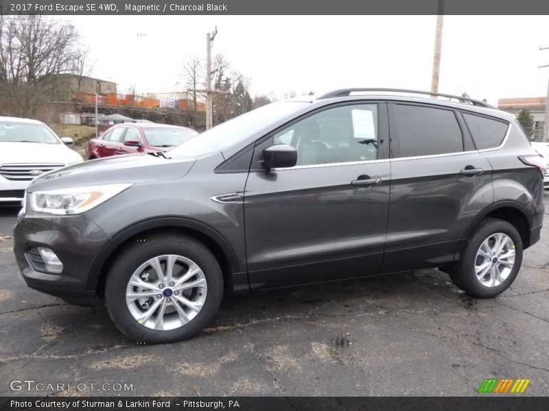 Magnetic / Charcoal Black 2017 Ford Escape SE 4WD