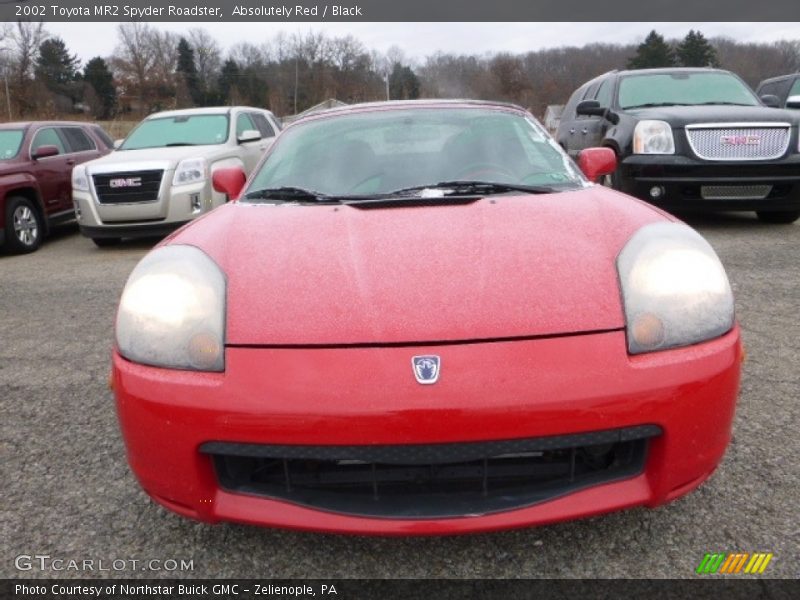 Absolutely Red / Black 2002 Toyota MR2 Spyder Roadster