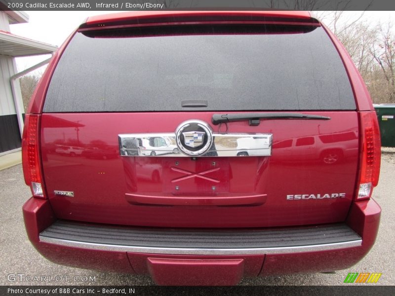 Infrared / Ebony/Ebony 2009 Cadillac Escalade AWD