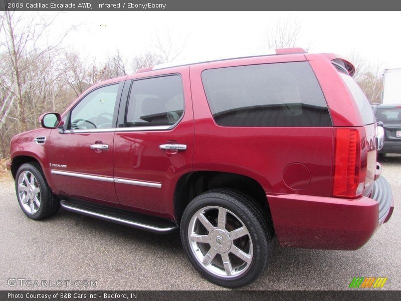 Infrared / Ebony/Ebony 2009 Cadillac Escalade AWD