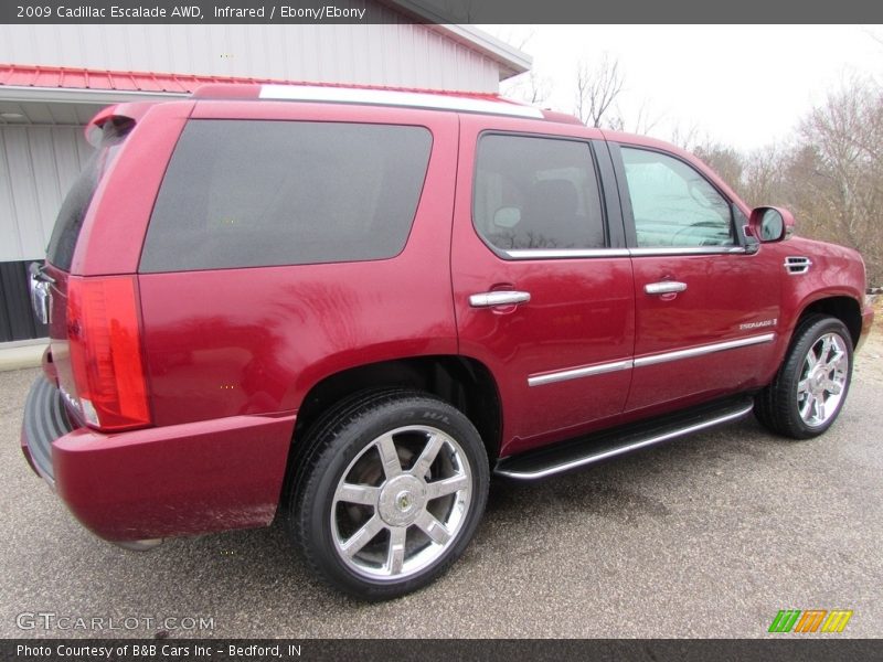 Infrared / Ebony/Ebony 2009 Cadillac Escalade AWD