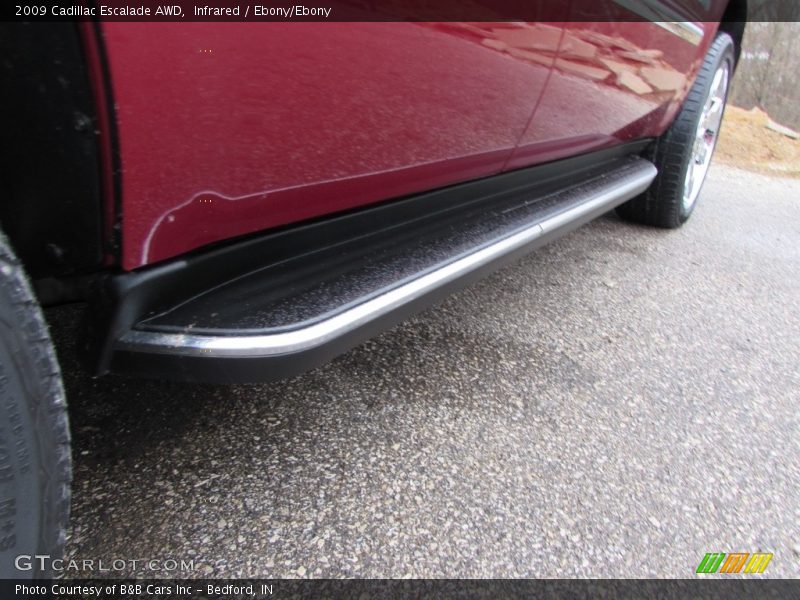 Infrared / Ebony/Ebony 2009 Cadillac Escalade AWD
