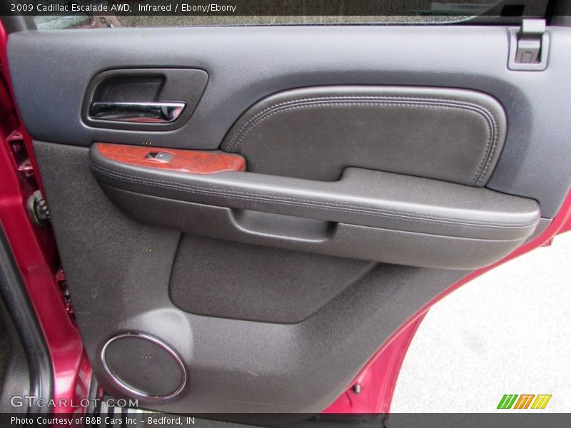 Infrared / Ebony/Ebony 2009 Cadillac Escalade AWD