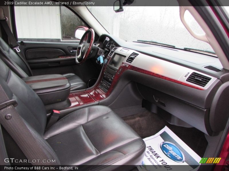 Infrared / Ebony/Ebony 2009 Cadillac Escalade AWD