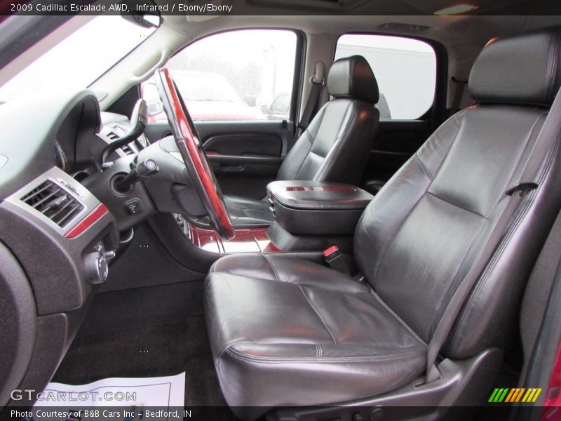 Infrared / Ebony/Ebony 2009 Cadillac Escalade AWD