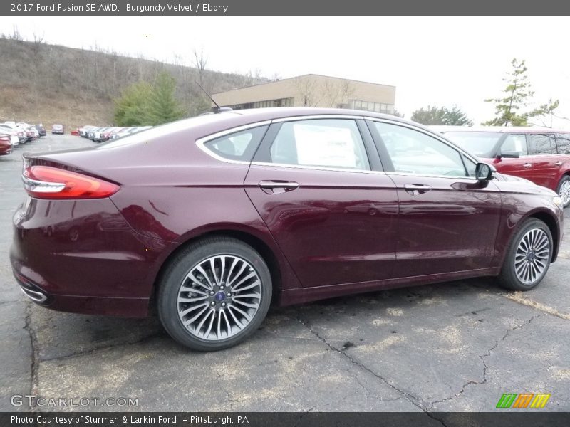 Burgundy Velvet / Ebony 2017 Ford Fusion SE AWD