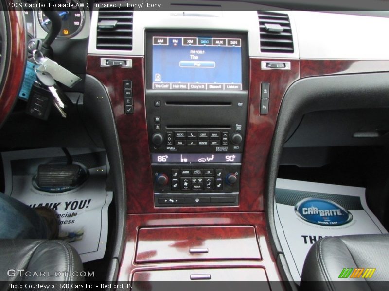 Infrared / Ebony/Ebony 2009 Cadillac Escalade AWD