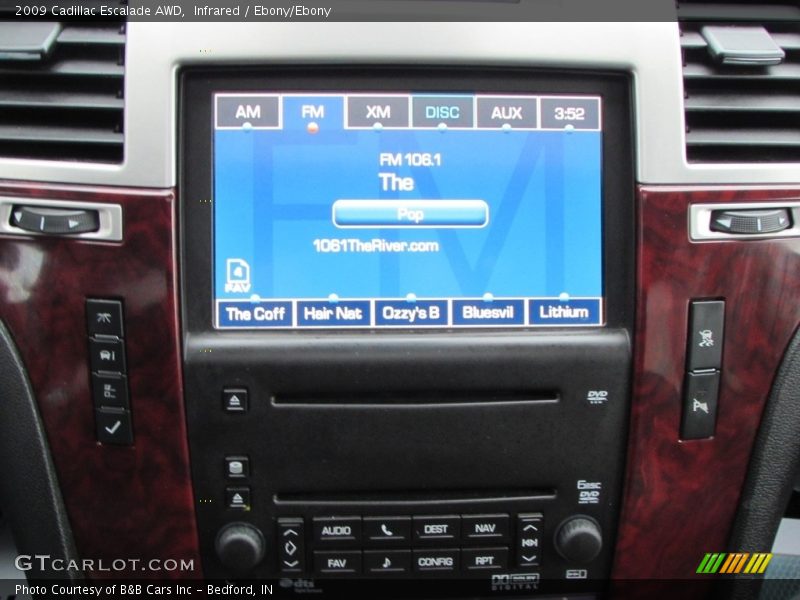 Infrared / Ebony/Ebony 2009 Cadillac Escalade AWD