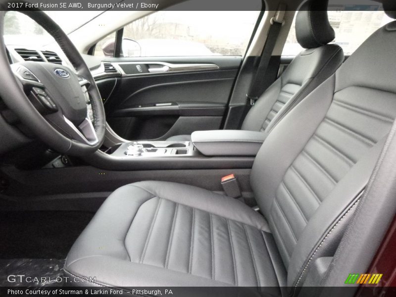 Burgundy Velvet / Ebony 2017 Ford Fusion SE AWD
