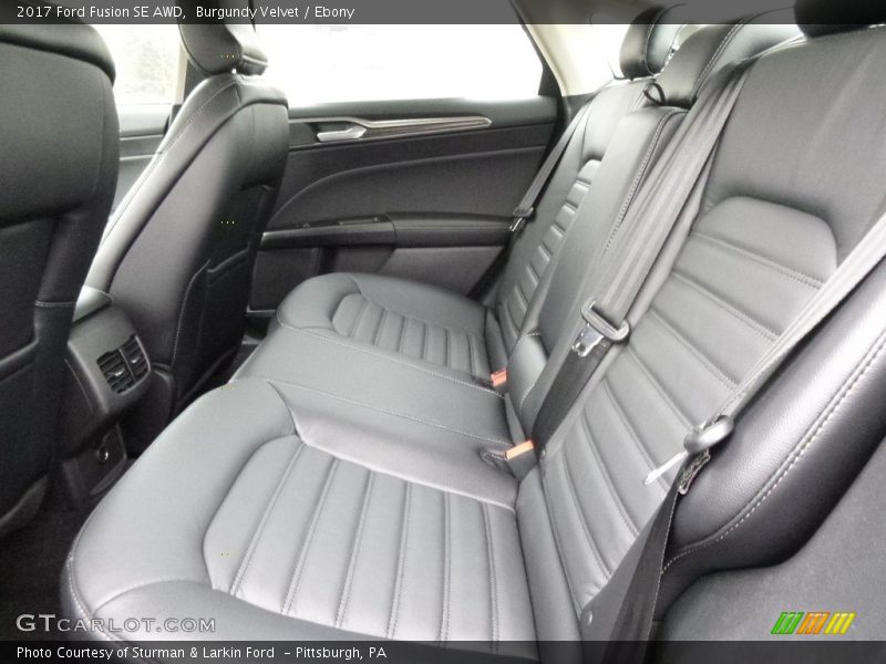 Burgundy Velvet / Ebony 2017 Ford Fusion SE AWD