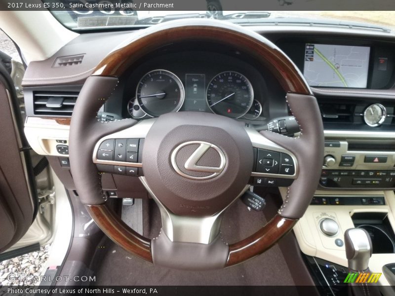 Satin Cashmere Metallic / Parchment 2017 Lexus ES 350