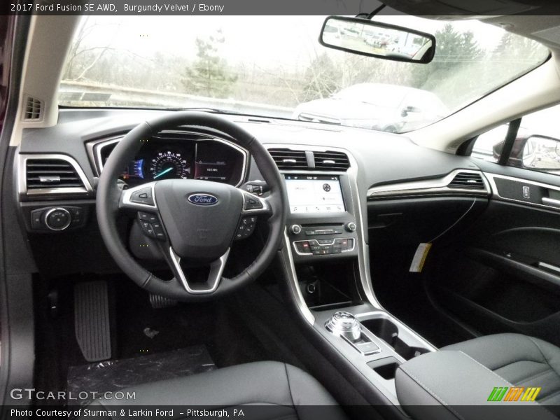 Burgundy Velvet / Ebony 2017 Ford Fusion SE AWD