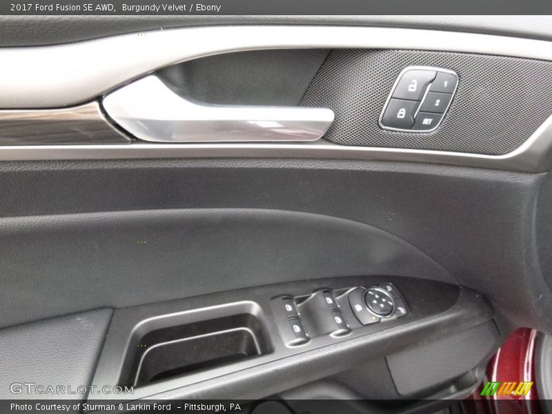 Burgundy Velvet / Ebony 2017 Ford Fusion SE AWD