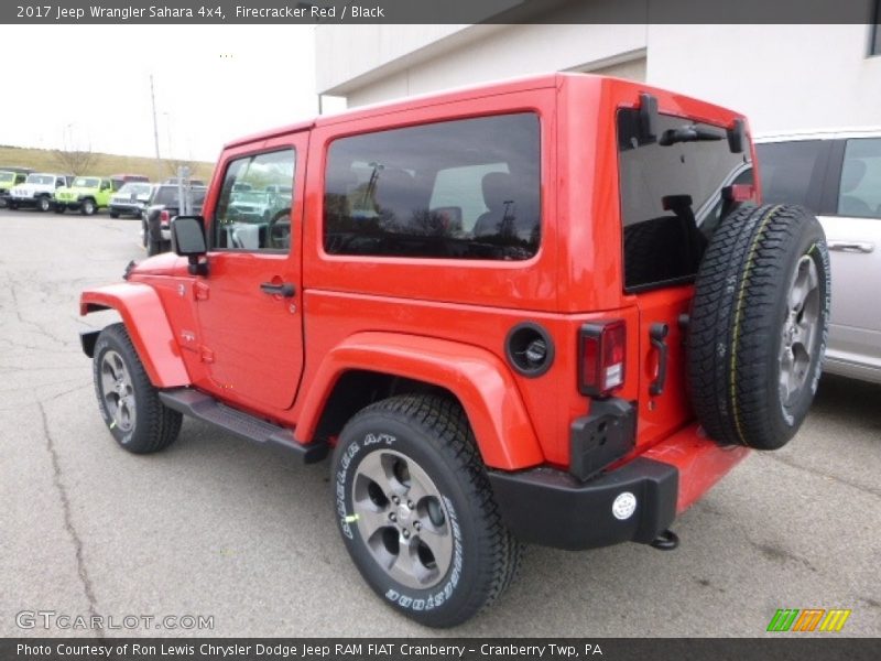 Firecracker Red / Black 2017 Jeep Wrangler Sahara 4x4