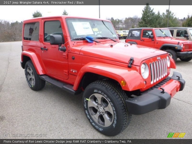 Firecracker Red / Black 2017 Jeep Wrangler Sahara 4x4