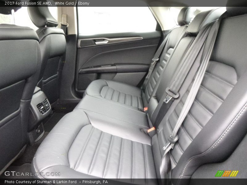 White Gold / Ebony 2017 Ford Fusion SE AWD