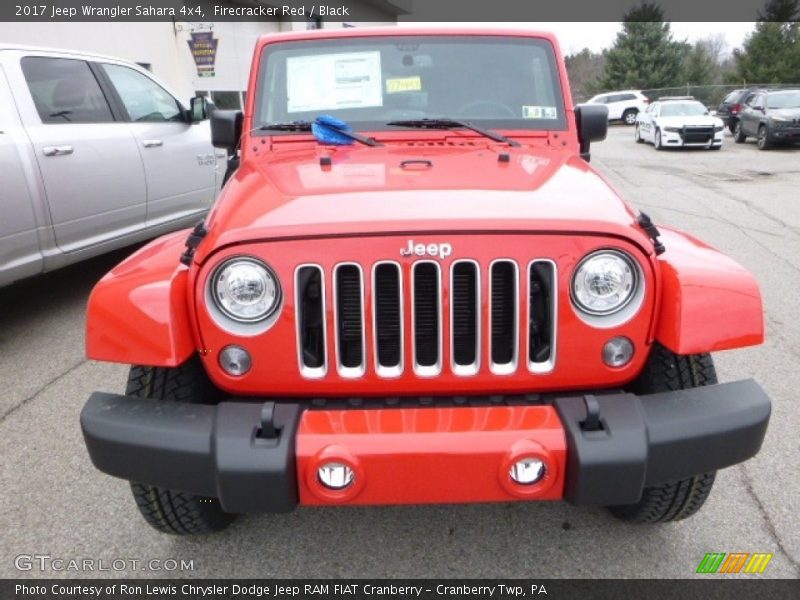 Firecracker Red / Black 2017 Jeep Wrangler Sahara 4x4