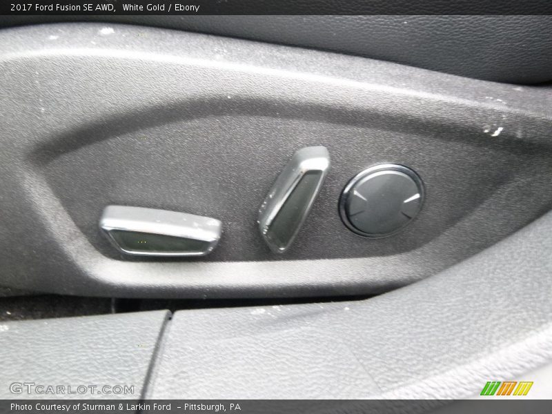 White Gold / Ebony 2017 Ford Fusion SE AWD
