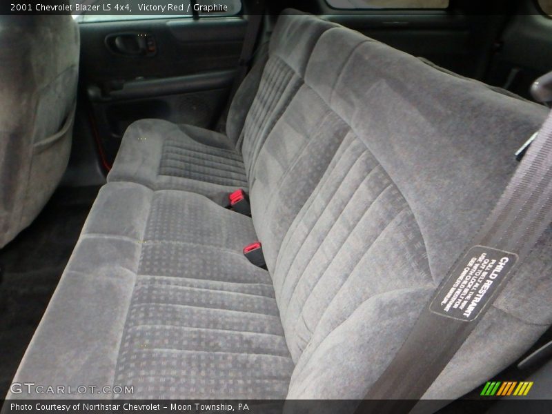 Victory Red / Graphite 2001 Chevrolet Blazer LS 4x4
