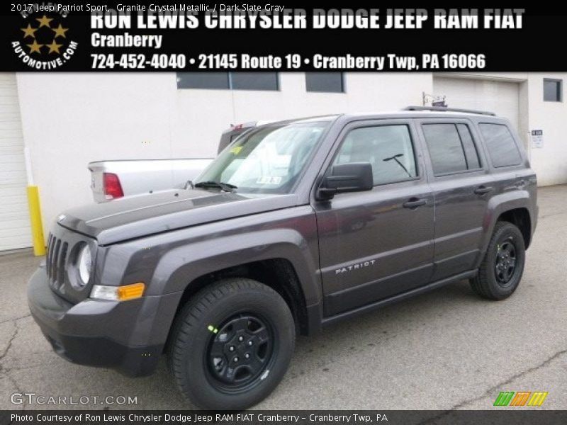 Granite Crystal Metallic / Dark Slate Gray 2017 Jeep Patriot Sport