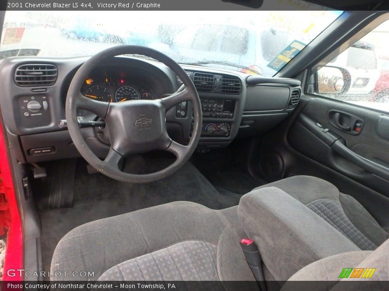 Victory Red / Graphite 2001 Chevrolet Blazer LS 4x4
