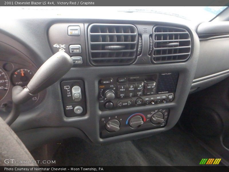 Victory Red / Graphite 2001 Chevrolet Blazer LS 4x4
