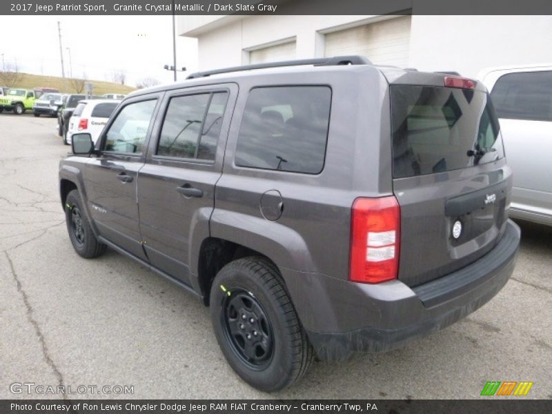 Granite Crystal Metallic / Dark Slate Gray 2017 Jeep Patriot Sport