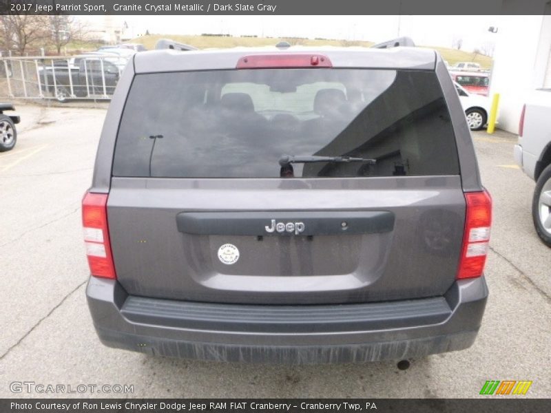 Granite Crystal Metallic / Dark Slate Gray 2017 Jeep Patriot Sport