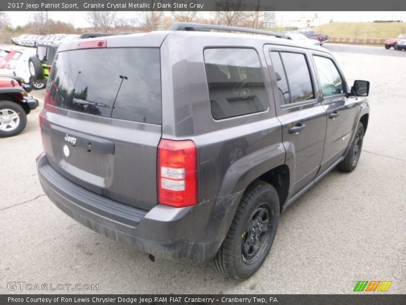 Granite Crystal Metallic / Dark Slate Gray 2017 Jeep Patriot Sport