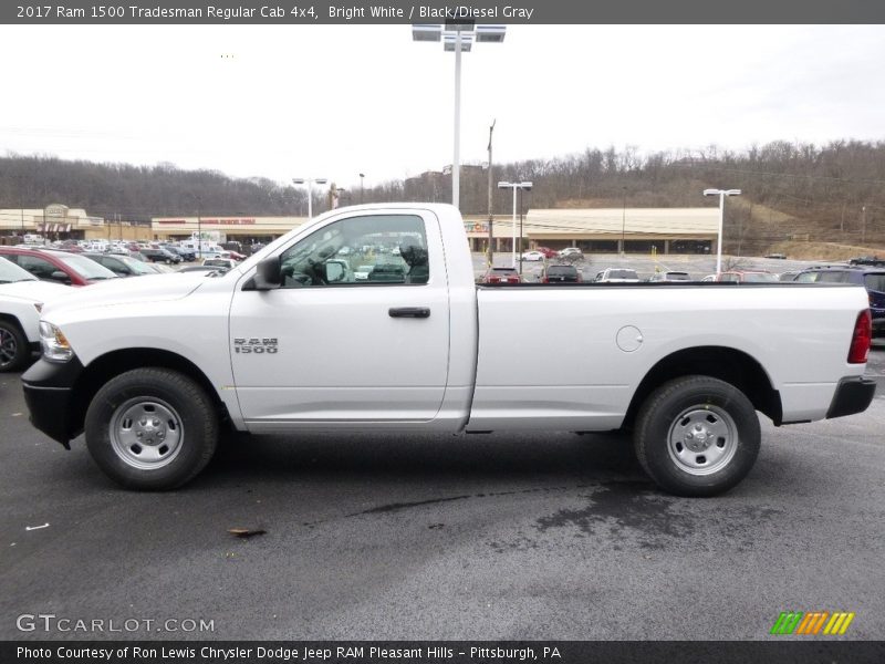 Bright White / Black/Diesel Gray 2017 Ram 1500 Tradesman Regular Cab 4x4