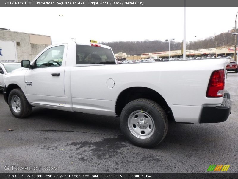 Bright White / Black/Diesel Gray 2017 Ram 1500 Tradesman Regular Cab 4x4