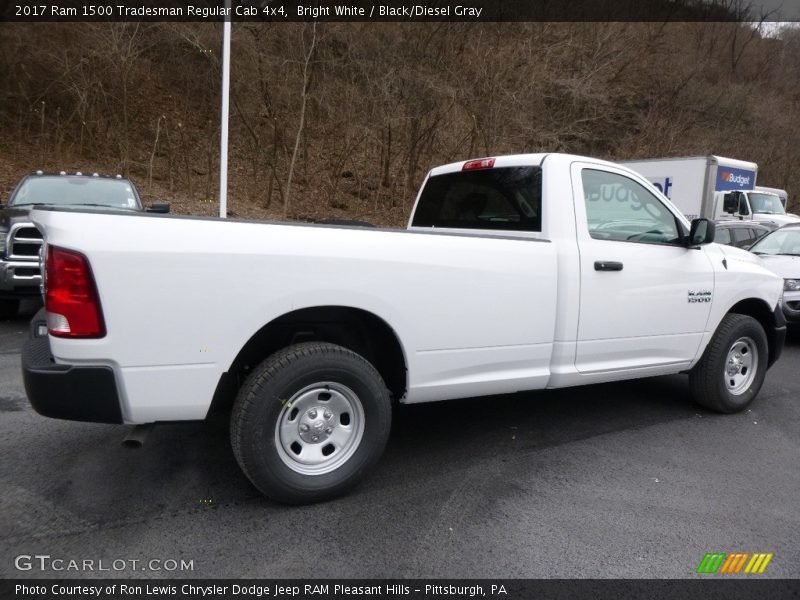 Bright White / Black/Diesel Gray 2017 Ram 1500 Tradesman Regular Cab 4x4