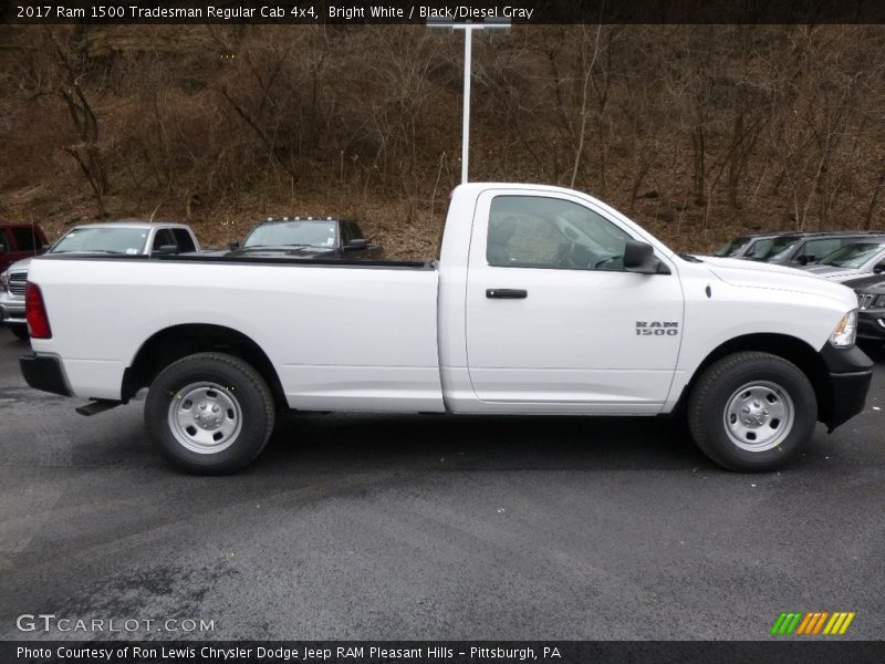 Bright White / Black/Diesel Gray 2017 Ram 1500 Tradesman Regular Cab 4x4