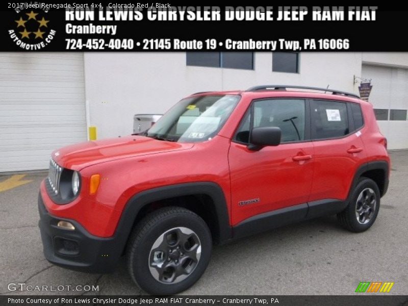 Colorado Red / Black 2017 Jeep Renegade Sport 4x4