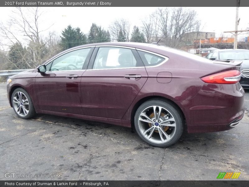 Burgundy Velvet / Ebony 2017 Ford Fusion Titanium AWD