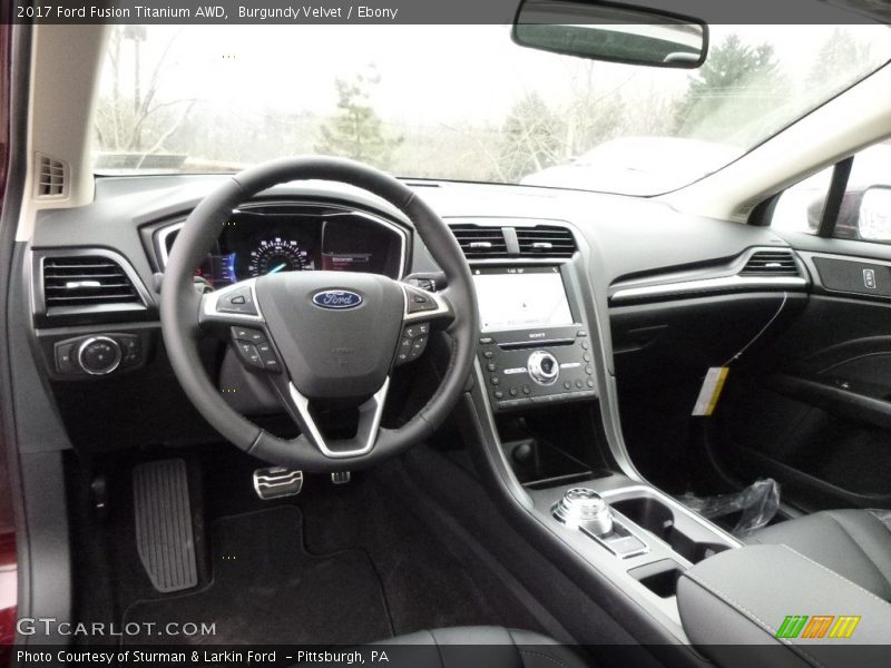 Burgundy Velvet / Ebony 2017 Ford Fusion Titanium AWD