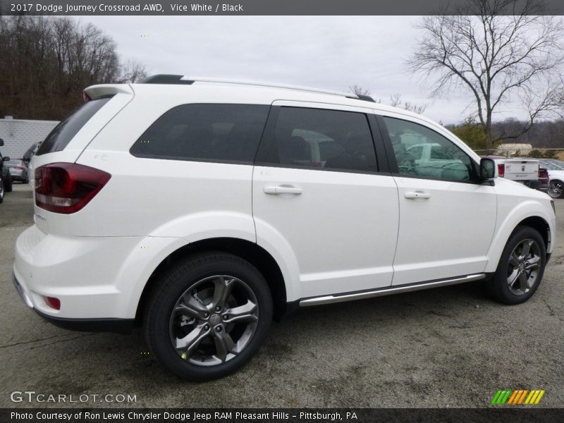 Vice White / Black 2017 Dodge Journey Crossroad AWD