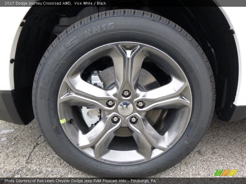 Vice White / Black 2017 Dodge Journey Crossroad AWD