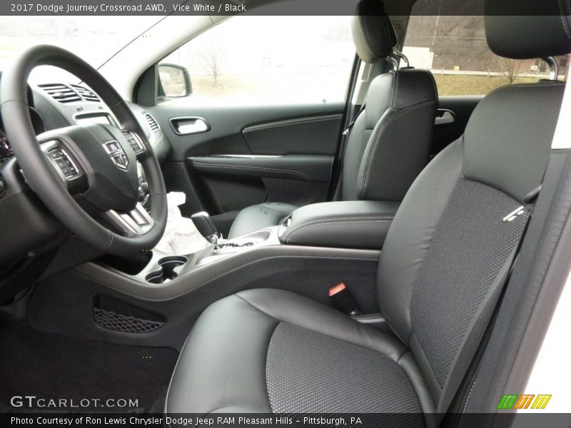 Vice White / Black 2017 Dodge Journey Crossroad AWD